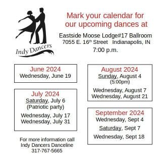 Dance Schedule 2024 Indy Dancers